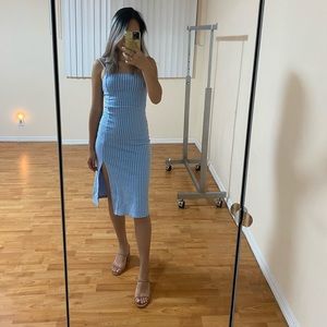 Zara midi dress with slit size s